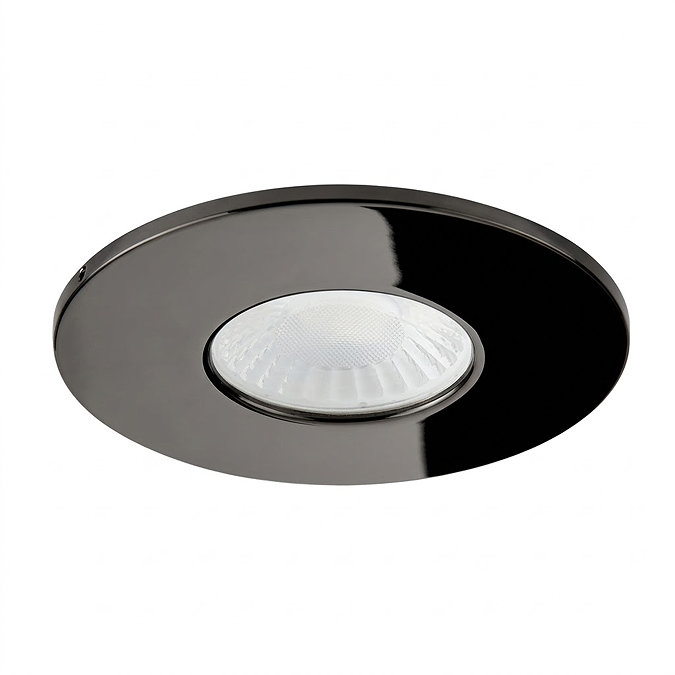 Ellis & Co Black Chrome IP65 LED Fire-Rated Fixed Downlight
