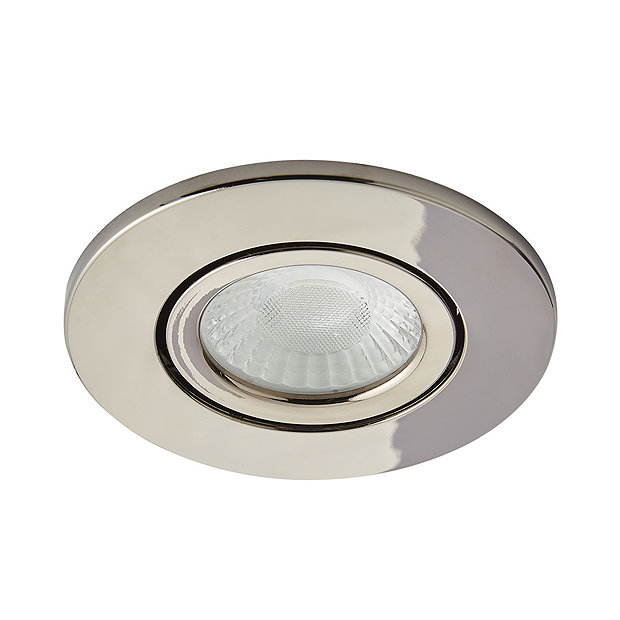 Revive Black Chrome IP65 LED Fire-Rated Tiltable Downlight