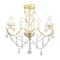 Revive Brass 3 Light Flush Bathroom Chandelier Large Image