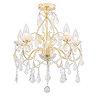 Revive Brass 5 Light Bathroom Chandelier Large Image