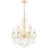 Revive Brass 9 Light Bathroom Chandelier Large Image