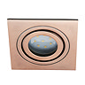 Revive Brushed Copper Square Tiltable Downlight  Profile Large Image