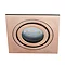 Revive Brushed Copper Square Tiltable Downlight Profile Large Image
