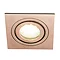 Revive Brushed Copper Square Tiltable Downlight Large Image