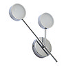 Revive Chrome 2-Light LED Bathroom Wall Light  Profile Large Image