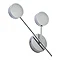 Revive Chrome 2-Light LED Bathroom Wall Light  Profile Large Image