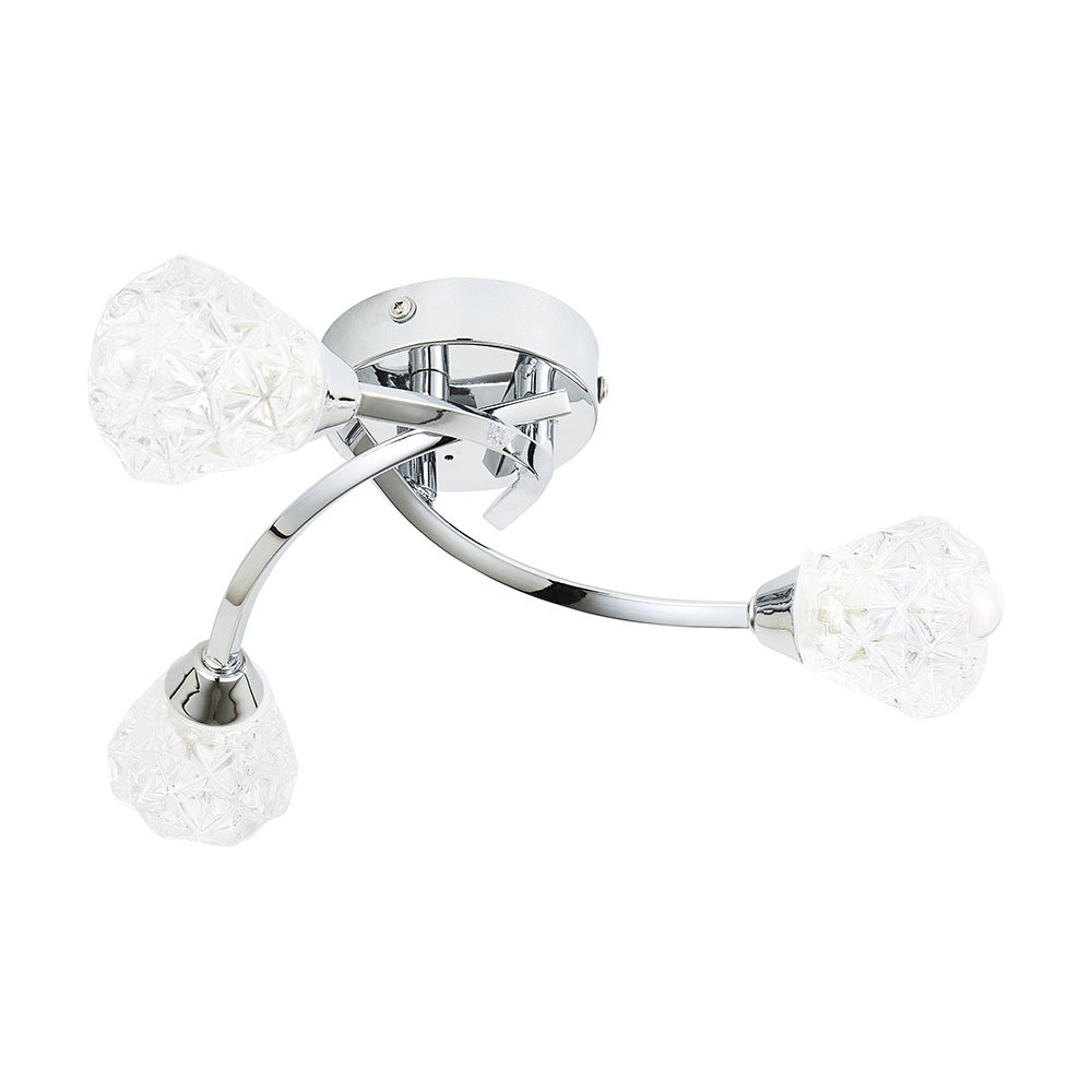 Revive Chrome 3 Light Bathroom Ceiling Light I Victorian Plumbing