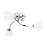 Revive Chrome 3-Light Bathroom Ceiling Light  Profile Large Image