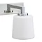 Revive Chrome 3-Light Bathroom Wall Light with Opal Glass Shades  Feature Large Image