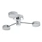 Revive Chrome 3-Light LED Bathroom Ceiling Light  Profile Large Image