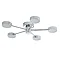 Revive Chrome 5-Light LED Bathroom Ceiling Light  Profile Large Image