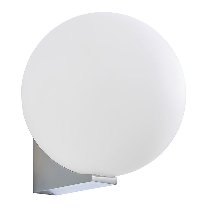 Revive Chrome Bathroom Wall Light with Globe Shade  Profile Large Image