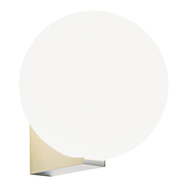 Revive Chrome Bathroom Wall Light with Globe Shade  Profile Large Image