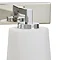 Revive Chrome Bathroom Wall Light with Opal Glass Shade  Feature Large Image