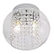 Revive Chrome/Clear Glass 2-Light Cloche Ceiling Light Large Image