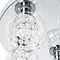 Revive Chrome/Clear Glass 5-Light Flush Ceiling Light Feature Large Image