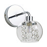 Revive Chrome/Clear Glass Bathroom Wall Light  Profile Large Image