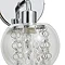 Revive Chrome/Clear Glass Bathroom Wall Light  Feature Large Image