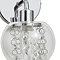 Revive Chrome/Clear Glass Bathroom Wall Light Feature Large Image