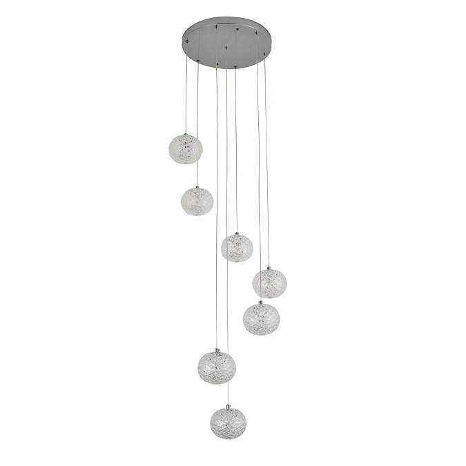 Revive Chrome & Clear Glass Pendant Light