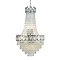 Revive Chrome 6 Light Chandelier with Crystal Beads Large Image