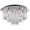 Revive Chrome LED Flush Crystal Light with Remote Control Large Image