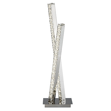 Revive Twin Column Crystal Glass Table Lamp  Profile Large Image