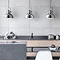 Revive Chrome Vntage Industrial Pendant Light  Profile Large Image