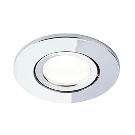 Revive Chrome IP65 LED Fire-Rated Tiltable Downlight
