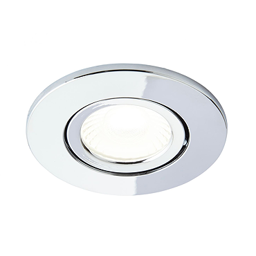 Revive Chrome IP65 LED Fire-Rated Tiltable Downlight