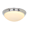 Revive Chrome LED Flush Light with Frosted Glass Shade
