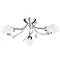 Revive Chrome 3-Light Semi-Flush Light Fitting Large Image