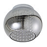 Revive Chrome/Smoked Glass 2-Light Cloche Ceiling Light  Profile Large Image
