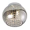 Revive Chrome/Smoked Glass 2-Light Cloche Ceiling Light Large Image