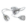 Revive Chrome/Smoked Glass 3-Light Ceiling Light  Profile Large Image