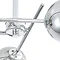 Revive Chrome/Smoked Glass 3-Light Cross Arm Ceiling Light Feature Large Image