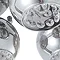 Revive Chrome/Smoked Glass 3-Light Flush Ceiling Light  Feature Large Image