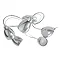 Revive Chrome/Smoked Glass 5-Light Ceiling Light  Profile Large Image