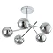 Revive Chrome/Smoked Glass 5-Light Cross Arm Ceiling Light  Profile Large Image