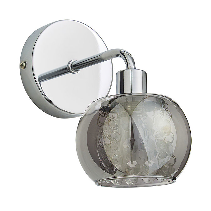 Revive Chrome/Smoked Glass Bathroom Wall Light  Profile Large Image
