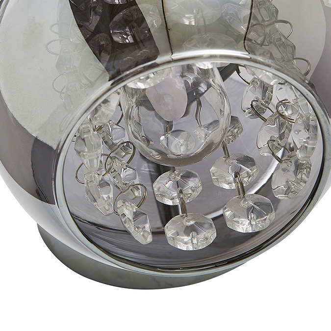 Revive Chrome/Smoked Glass Bathroom Wall Light Feature Large Image