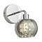 Revive Chrome/Smoked Glass Bathroom Wall Light Large Image