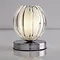 Revive Chrome & Frosted Glass Touch Globe Table Lamp  Profile Large Image