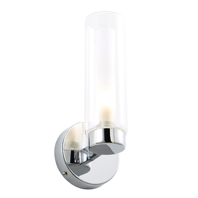 Revive Chrome Tube Bathroom Wall Light Large Image