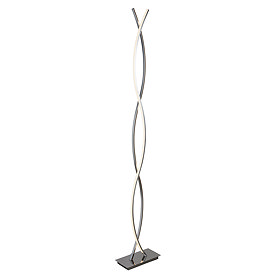 Revive Twin Light Wavy Floor Lamp Large Image