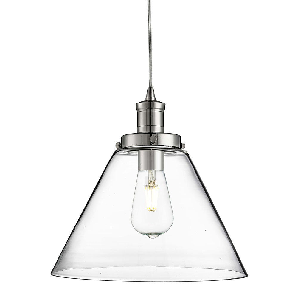 Chrome pendant clearance light