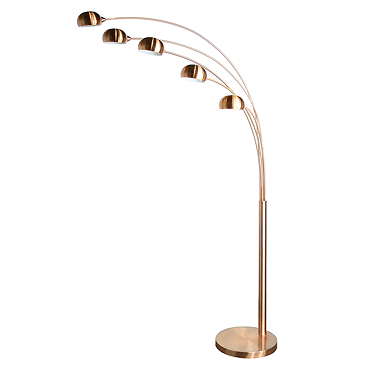 Revive Copper 5 Arm Floor Lamp