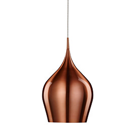 Revive Copper 26cm Bell Pendant Light Large Image