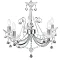 Revive Chrome 5-Light Crystal Chandelier Ceiling Fitting Large Image