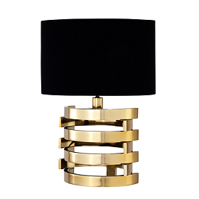 Revive Designer Black & Gold Table Lamp